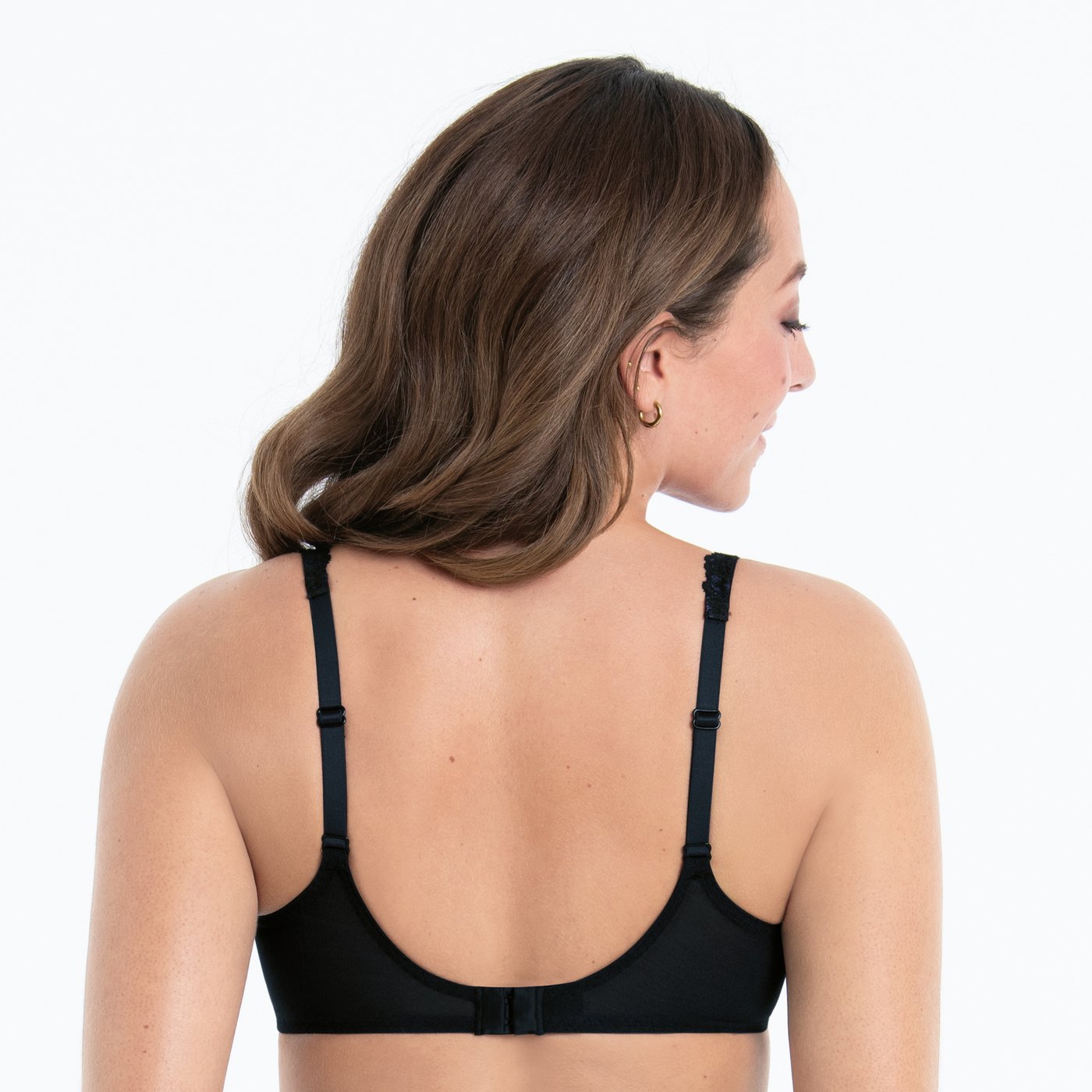 Dettaglio pizzo del reggiseno SUZETTE Nero